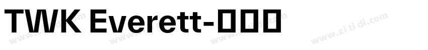 TWK Everett字体转换 TWK Everett字体转换
